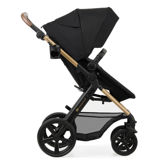 Kombinált babakocsi Moov 2 3in1 Pure Black penové kolesá Kinderkraft KSMOOV02BLKEV00