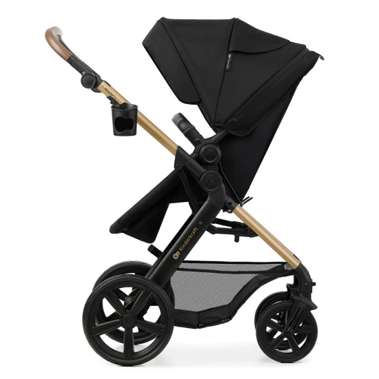 Kombinált babakocsi Moov 2 3in1 Pure Black penové kolesá Kinderkraft KSMOOV02BLKEV00