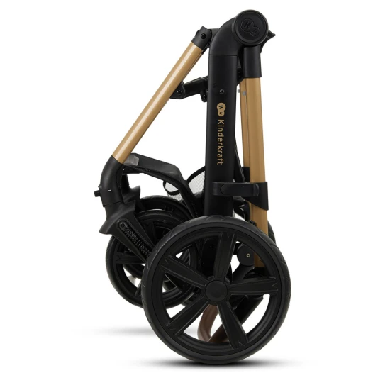 Kombinált babakocsi Moov 2 3in1 Pure Black penové kolesá Kinderkraft KSMOOV02BLKEV00