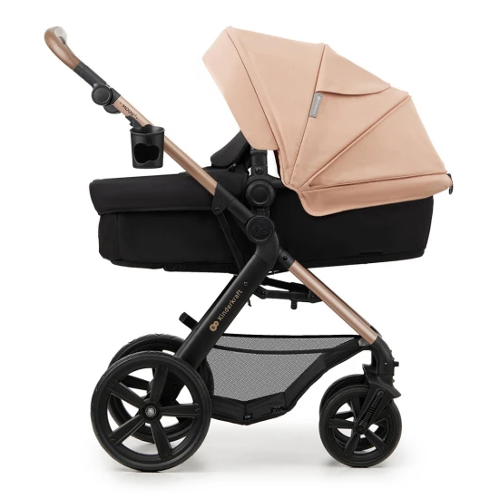 Kombinált babakocsi Moov 2 3in1 Sand Beige penové kolesá Kinderkraft KSMOOV02BEGEV00