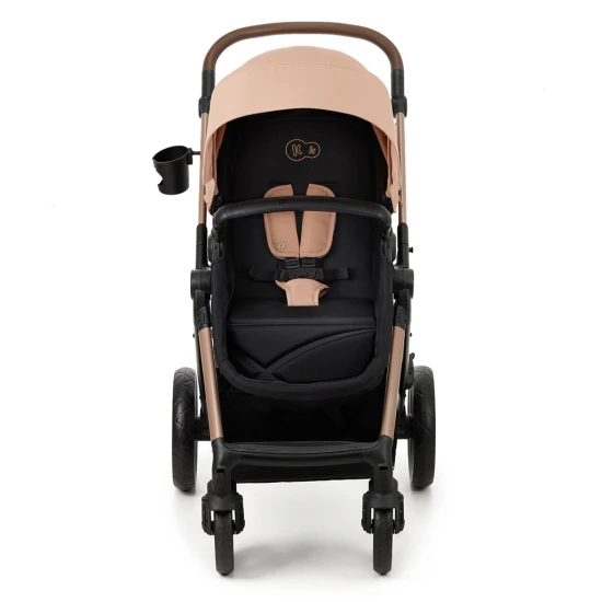 Kombinált babakocsi Moov 2 3in1 Sand Beige penové kolesá Kinderkraft KSMOOV02BEGEV00