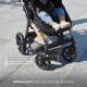 Kombinált babakocsi Moov 2 3in1 Sand Beige penové kolesá Kinderkraft KSMOOV02BEGEV00