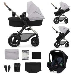Kombinált babakocsi Moov 2 Air 3in1 Moonlight Grey