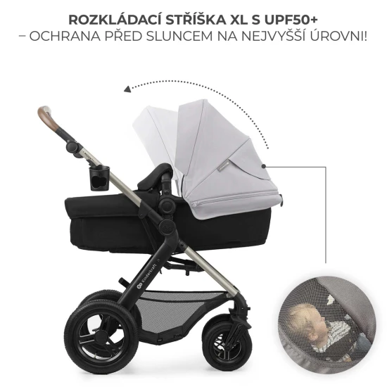 Kombinált babakocsi Moov 2 Air 3in1 Moonlight Grey Kombinált babakocsi Moov 2 Air 3in1 Moonlight Grey Kinderkraft KSMOOV02GRY0000