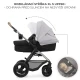 Kombinált babakocsi Moov 2 Air 3in1 Moonlight Grey Kombinált babakocsi Moov 2 Air 3in1 Moonlight Grey Kinderkraft KSMOOV02GRY0000