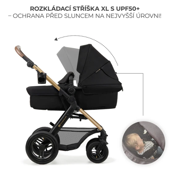 Kombinált babakocsi Moov 2 Air 3in1 Pure Black Kombinált babakocsi Moov 2 Air 3in1 Pure Black Kinderkraft KSMOOV02BLK0000