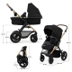 Kombinált babakocsi Moov 2 Air 3in1 Pure Black Kombinált babakocsi Moov 2 Air 3in1 Pure Black Kinderkraft KSMOOV02BLK0000