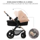 Kombinált babakocsi Moov 2 Air 3in1 Sand Beige Kinderkraft KSMOOV02BEG0000