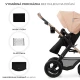 Kombinált babakocsi Moov 2 Air 3in1 Sand Beige Kinderkraft KSMOOV02BEG0000