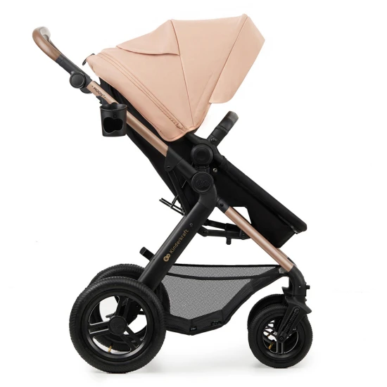 Kombinált babakocsi Moov 2 Air 3in1 Sand Beige Kinderkraft KSMOOV02BEG0000