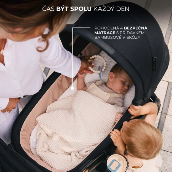 Kombinált babakocsi Nea 2 2in1 Beige Kinderkraft KSNEA002BEG2000