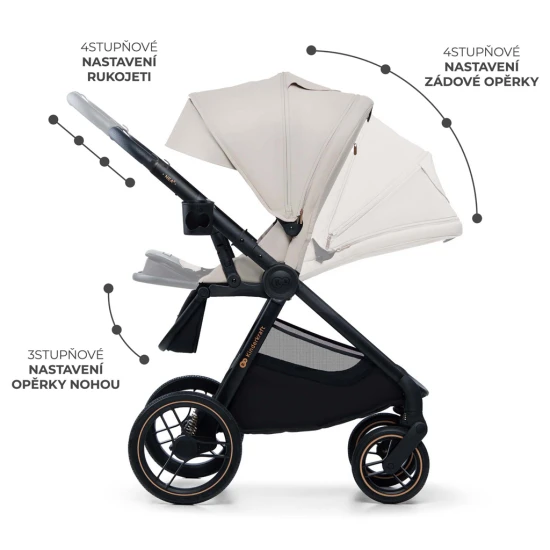 Kombinált babakocsi Nea 2 2in1 Beige Kinderkraft KSNEA002BEG2000