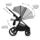Kombinált babakocsi Nea 2 2in1 Lunar Black Bizuu Kinderkraft KSNEA002BLKBI00
