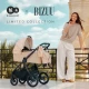 Kombinált babakocsi Nea 2 2in1 Lunar Black Bizuu Kinderkraft KSNEA002BLKBI00