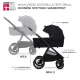 Kombinált babakocsi Nea 2 2in1 Midnigth Black Kinderkraft KSNEA002BLK2000