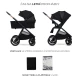 Kombinált babakocsi Nea 2 2in1 Midnigth Black Kinderkraft KSNEA002BLK2000