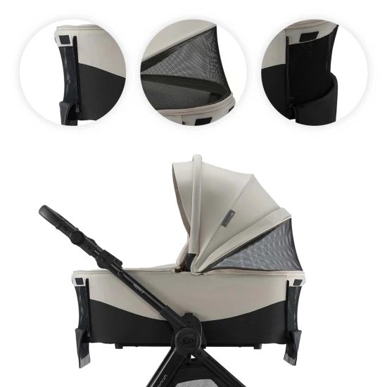 Kombinált babakocsi Vesto 2 3in1 Beige Kombinált babakocsi Vesto 2 3in1 Beige Kinderkraft KSVEST02BEG3000