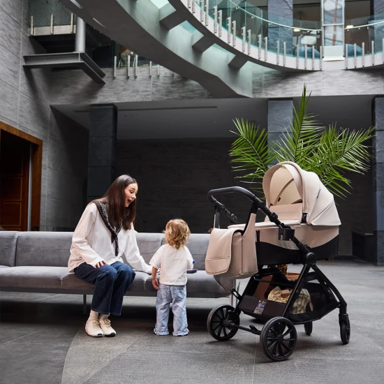 Kombinált babakocsi Vesto 2 3in1 Beige Kombinált babakocsi Vesto 2 3in1 Beige Kinderkraft KSVEST02BEG3000