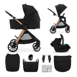 Kombinált babakocsi Vesto 2 3in1 Black