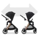 Kombinált babakocsi Vesto 2 3in1 Black Kinderkraft KSVEST02BLK3000