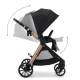 Kombinált babakocsi Vesto 2 3in1 Black Kinderkraft KSVEST02BLK3000