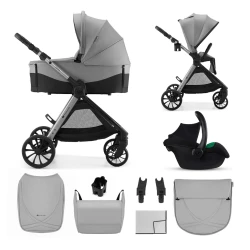Kombinált babakocsi Vesto 2 3in1 Grey