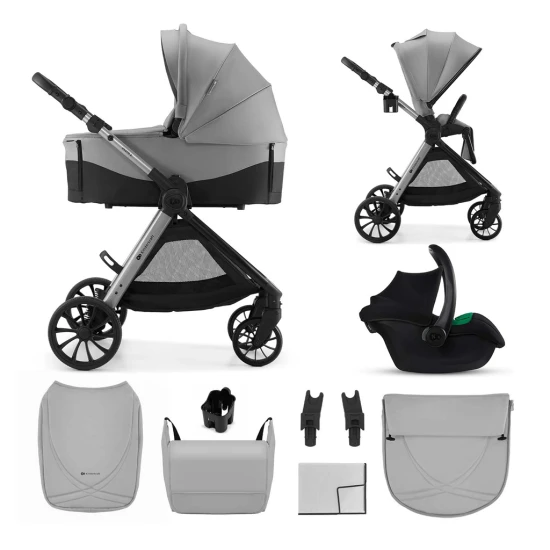 Kombinált babakocsi Vesto 2 3in1 Grey Kinderkraft KSVEST02GRY3000