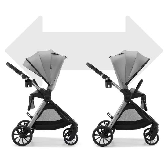 Kombinált babakocsi Vesto 2 3in1 Grey Kinderkraft KSVEST02GRY3000
