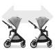 Kombinált babakocsi Vesto 2 3in1 Grey Kinderkraft KSVEST02GRY3000