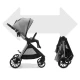 Kombinált babakocsi Vesto 2 3in1 Grey Kinderkraft KSVEST02GRY3000