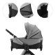 Kombinált babakocsi Vesto 2 3in1 Grey Kinderkraft KSVEST02GRY3000