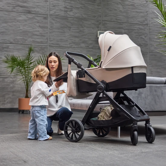 Kombinált babakocsi Vesto 2 3in1 Grey Kinderkraft KSVEST02GRY3000