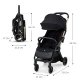 Sport babakocsi Apino Raven black Sport babakocsi Apino Raven black Kinderkraft KSAPIN00BLK0000