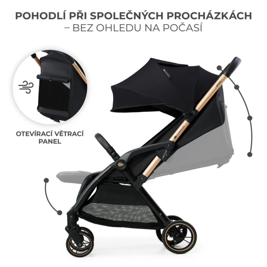 Sport babakocsi Apino Raven black Sport babakocsi Apino Raven black Kinderkraft KSAPIN00BLK0000