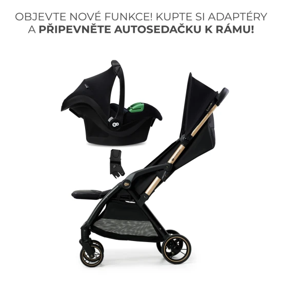 Sport babakocsi Apino Raven black Sport babakocsi Apino Raven black Kinderkraft KSAPIN00BLK0000