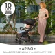Sport babakocsi Apino Raven black Sport babakocsi Apino Raven black Kinderkraft KSAPIN00BLK0000