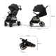 Sport babakocsi Grande 2 Midnight Black Kinderkraft KSGRAN02BLK0000