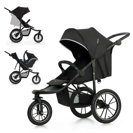 Sport babakocsi Helsi 2 Black Kinderkraft KSHELS02BLK0000
