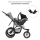 Sport babakocsi Helsi 2 Black Kinderkraft KSHELS02BLK0000