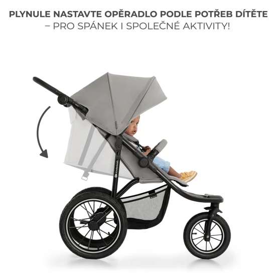 Sport babakocsi Helsi 2 Grey Kinderkraft KSHELS02GRY0000