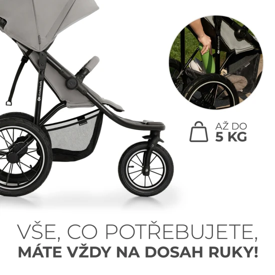 Sport babakocsi Helsi 2 Grey Kinderkraft KSHELS02GRY0000