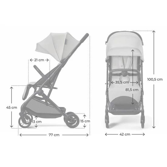 Sport babakocsi Indy 3 Urban Grey Sport babakocsi Indy 3 Urban Grey Kinderkraft KSINDY03GRY0000