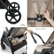 Sport babakocsi Loom Beige Sport babakocsi Loom Beige Kinderkraft KSLOOM00BEG0000