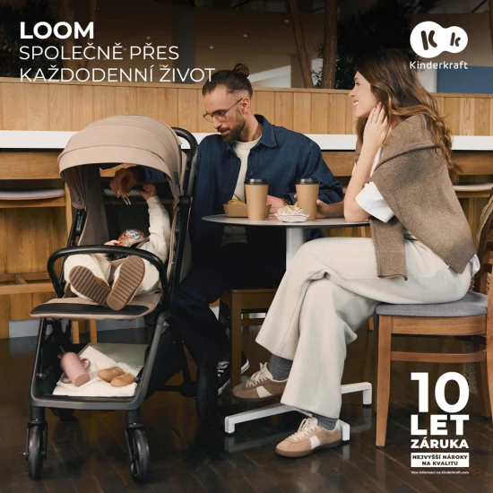 Sport babakocsi Loom Black Sport babakocsi Loom Black Kinderkraft KSLOOM00BLK0000