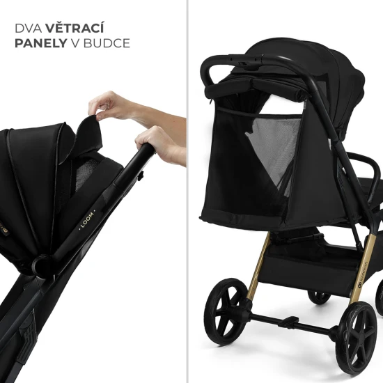 Sport babakocsi Loom Black Sport babakocsi Loom Black Kinderkraft KSLOOM00BLK0000