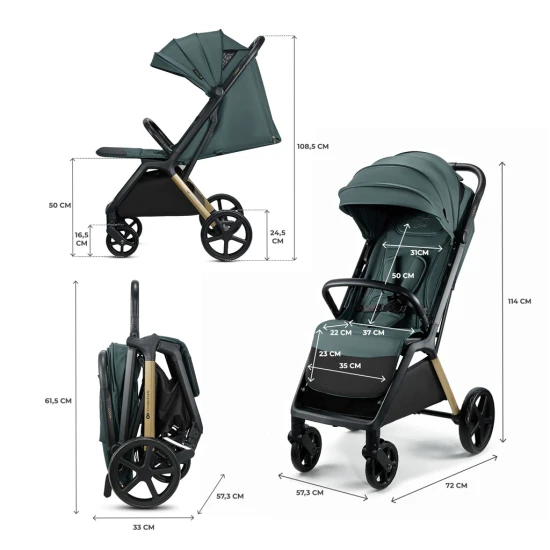 Sport babakocsi Loom Green Sport babakocsi Loom Green Kinderkraft KSLOOM00GRE0000