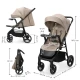 Sport babakocsi Trig 3 Tray Stone Beige Sport babakocsi Trig 3 Tray Stone Beige Kinderkraft KSTRIG03BEG000T