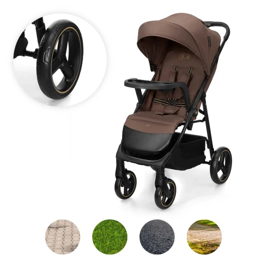 Sport babakocsi Trig 3 Tray Velvet Mocca Sport babakocsi Trig 3 Tray Velvet Mocca Kinderkraft KSTRIG03BRW000T
