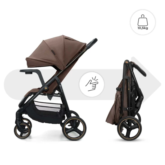 Sport babakocsi Trig 3 Tray Velvet Mocca Sport babakocsi Trig 3 Tray Velvet Mocca Kinderkraft KSTRIG03BRW000T