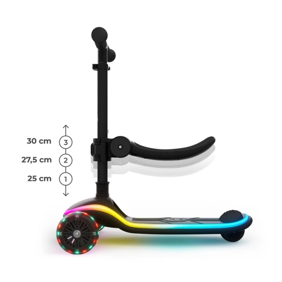 Roller és futóka 2in1 Raket Up Black Roller és futóka 2in1 Raket Up Black Kinderkraft KRRAUP00BLK0000